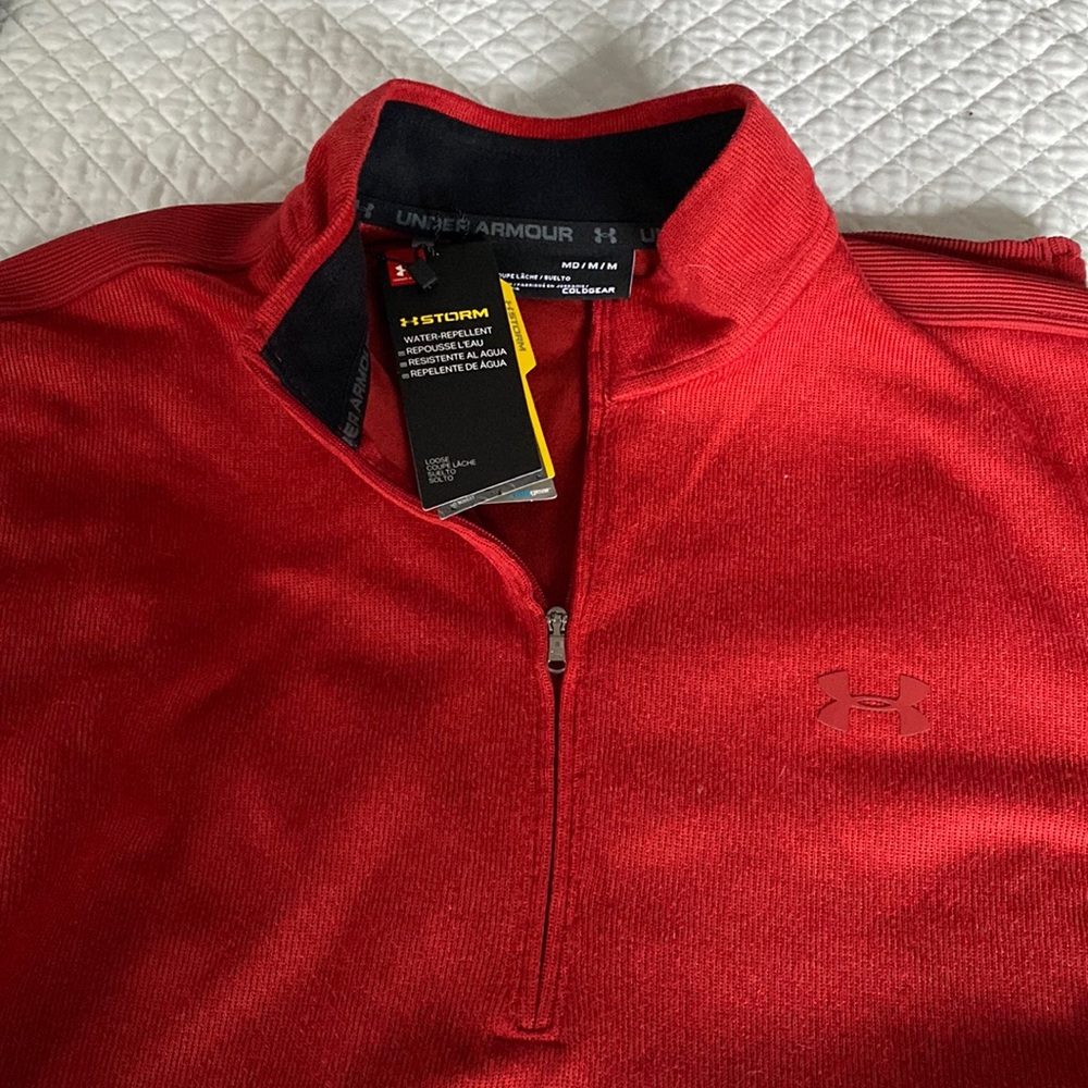 COPY - NWT! under armor 3/4 zip Mens cold gear ted size m